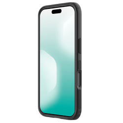Противоударный чехол черного цвета от Nillkin для смартфона iPhone 17 Pro Max, серия Super Frosted Shield Pro