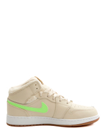Nike Air Jordan 1 Mid GS Fleece Pearl White