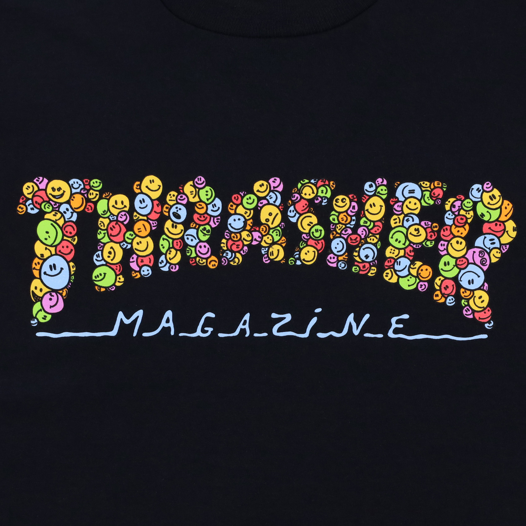Футболка Thrasher Smile By Spanky T-Shirt (black) артикул:FpsNdNjajEOQP3qkIfpgG3 - купить в магазине Дайс