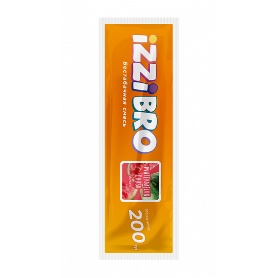 Бестабачная смесь IZZIBRO с ароматом Ледяной арбуз (Watermelon CRUSH), 200 гр