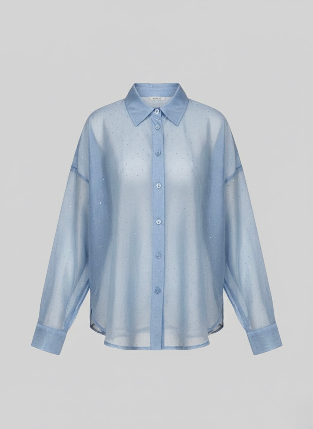Рубашка со стразами