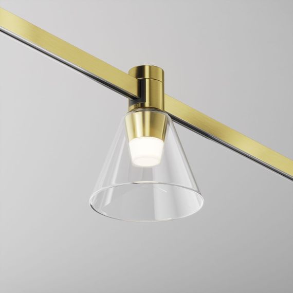 Трековый светодиодный светильник Maytoni Flarity Bianca TR147-1-3W4K-BS