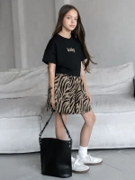 Летний костюм зебра для девочки