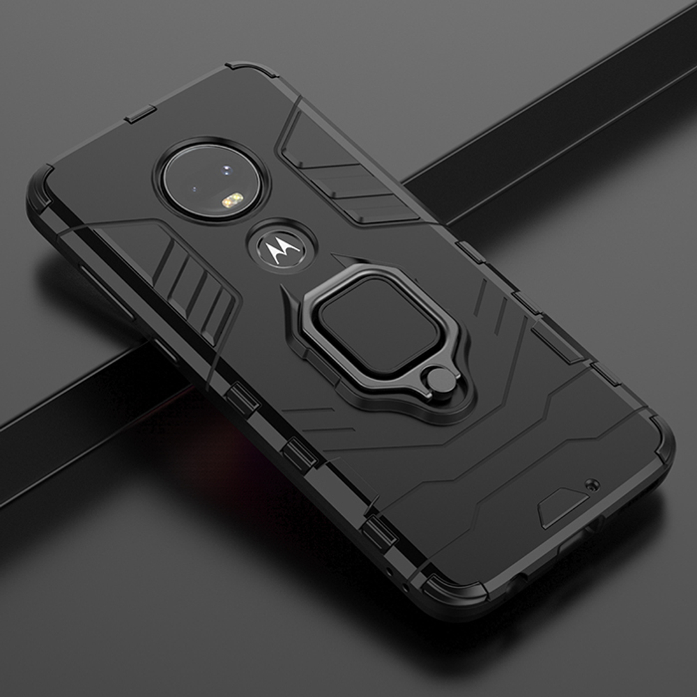 Противоударный чехол с кольцом Panther Case для Motorola Moto G7