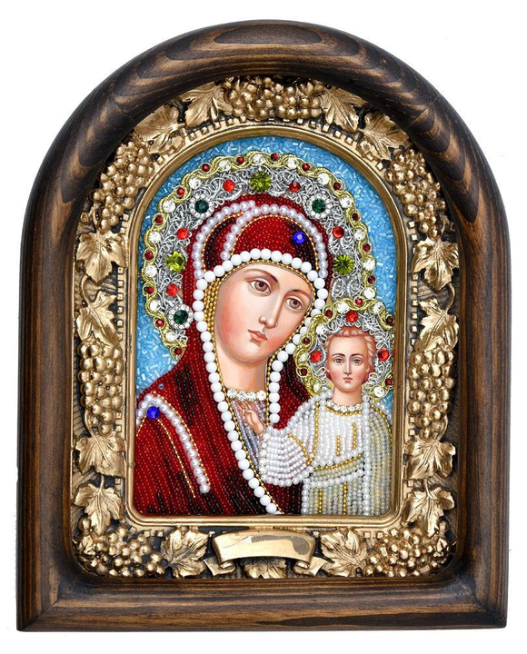 Икона Пресвятая Богородица Казанская бисер