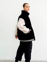 Куртка бомбер из шерсти, SilverFox (арт. S2302-001-7,9)