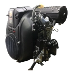 Zongshen GB 750 EFI L77 бензиновый двигатель 1T90QA75E