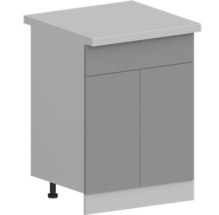 Кухня Модуль ШН1Я 601 Графит / Лайт Грей