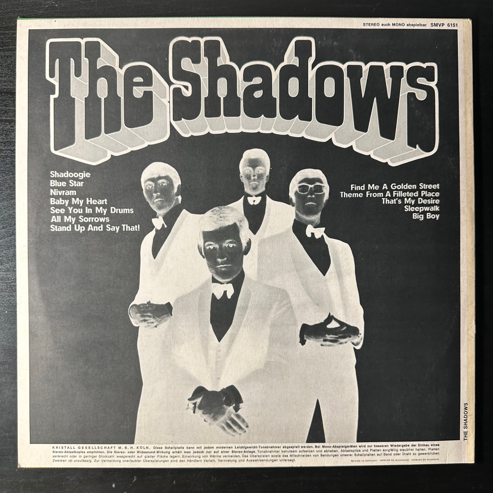 The Shadows ‎– The Shadows (Дания 1968г.)