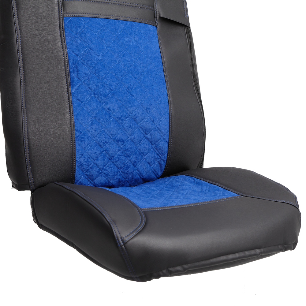 Чехлы MAN TGA (экокожа, синий)