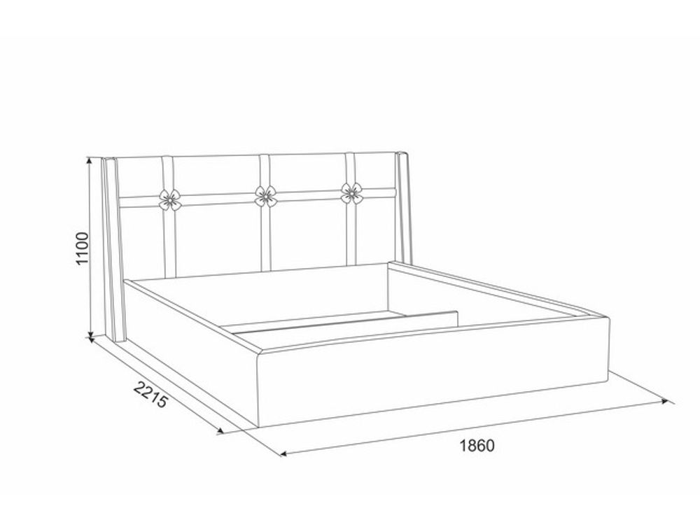Кровать "Джулия" с ортопедическим основанием (карамель), велюр, Мебельсон, г. Ижевск