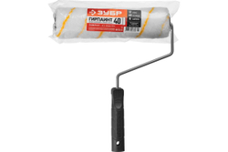 Малярный валик Зубр ГИРПАИНТ 40, 240 мм, d=40 мм, ворс 12 мм, ручка d=6 мм, 03516-24_z01