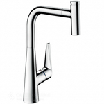 Смеситель для кухни Hansgrohe 72821800 Talis Select S с выдвижным изливом, под сталь