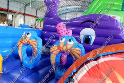 Коммерческий надувной батут "Морское царство 2"