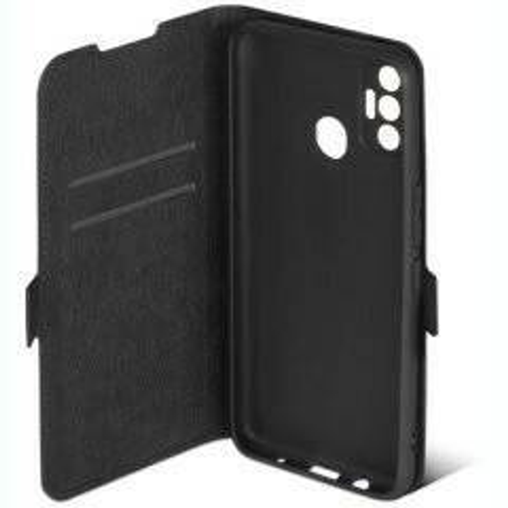 Чехол с флипом для Tecno Spark 7 black DF
