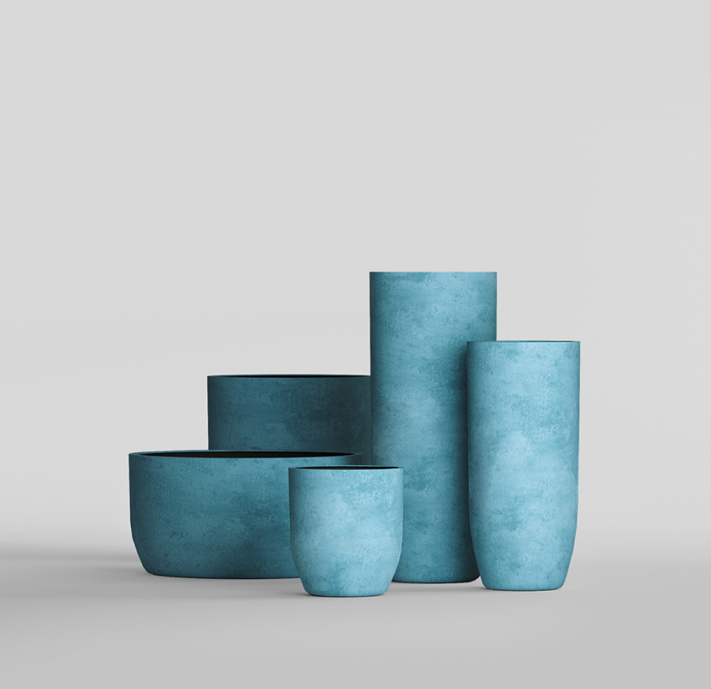 Кашпо, коллекция Color, форма YAR