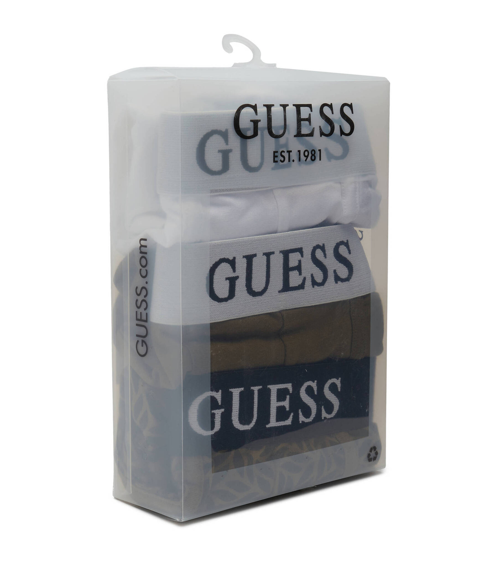 Трусики-боксеры 3шт. Guess Underwear - белый(U3BG15 K6YW0)