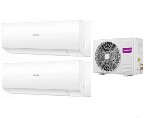 Мульти сплит-система Casarte на 2 комнаты (20+20 кв.м.) White