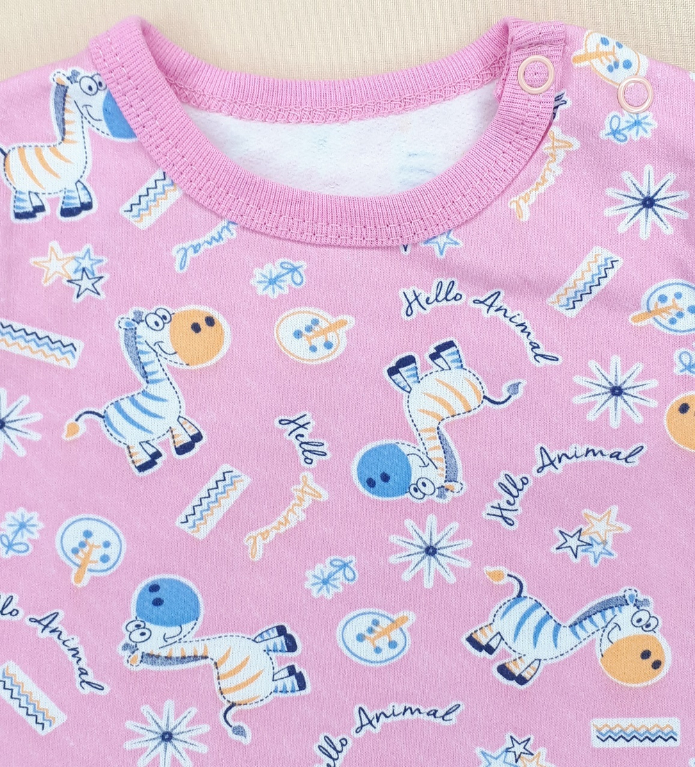 Боди Зебра 1 (розовый)