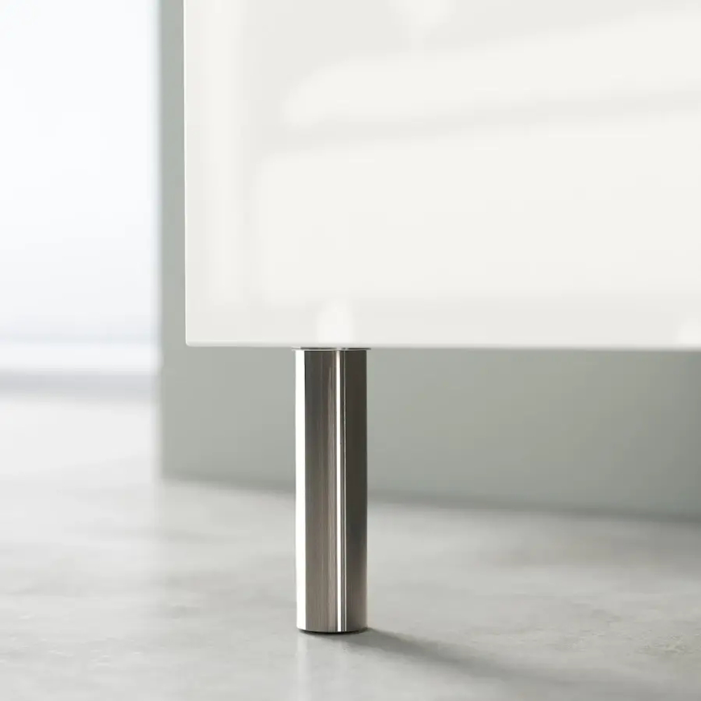 Тумба под ТВ - IKEA BESTÅ/BESTA/БЕСТО ИКЕА, 42х48х180 см, белый/черный