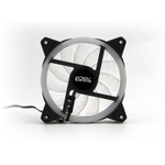 Вентилятор e2e4, 120мм, 800~1200rpm, 3-pin+Molex, черный/RGB, 40CFM, 20дБ (OT-F120-3PM-LED-RGB)