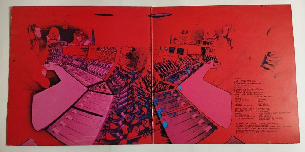 Винтажная виниловая пластинка LP Ten Years After Watt (UK 1970)