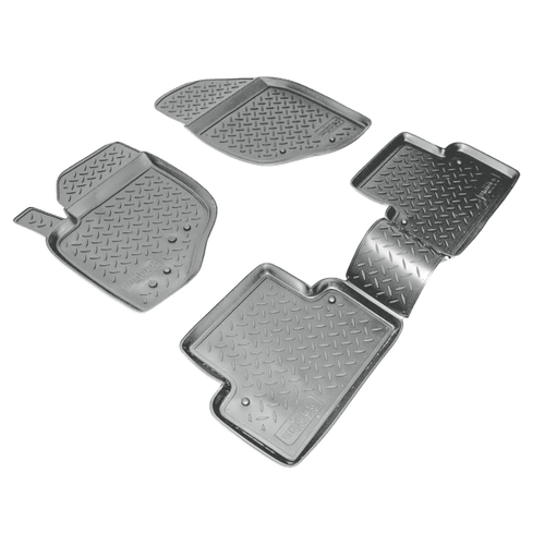 Ковры в салон Norplast/Unidec для Volvo XC70 (2004-2007)Полиуретан,Серый, арт.NPL-Po-96-70-G