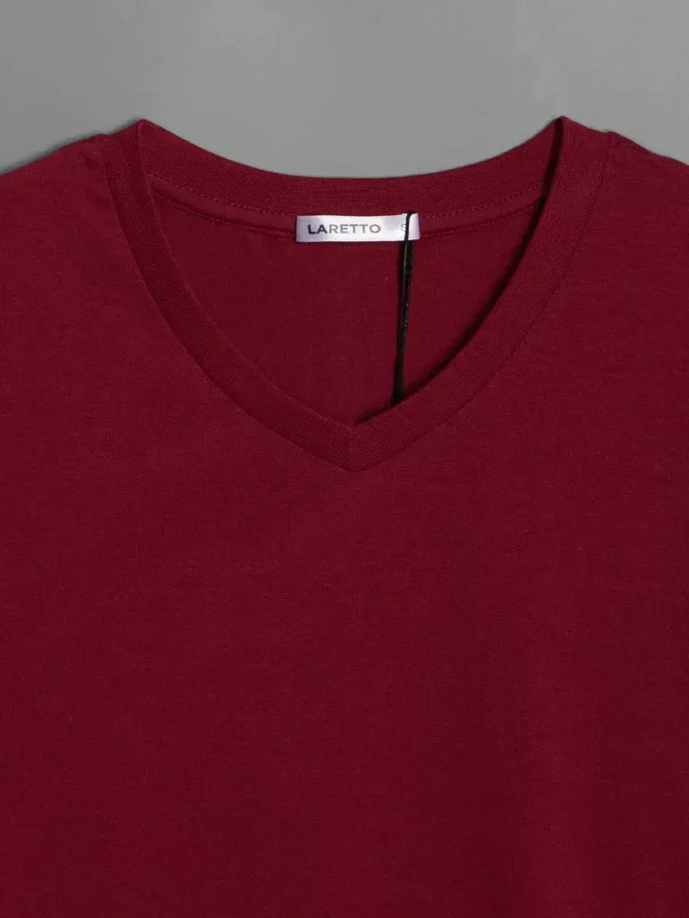 Футболка мужская повседневная однотонная хлопок