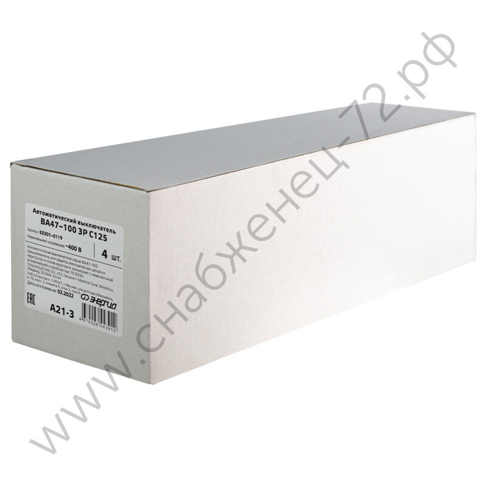 Автоматические выключатели Энергия ВА 47-100