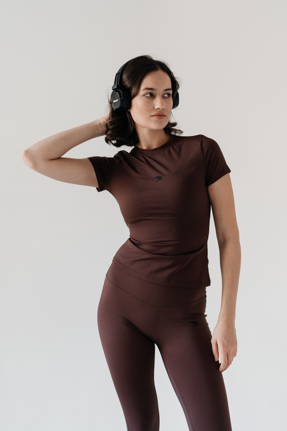 ФУТБОЛКА SLIGHT (шоколадный)