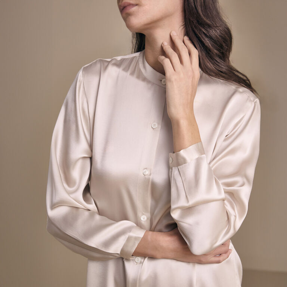 Ночная рубашка длинная Frette Cascade Champagne (XL)