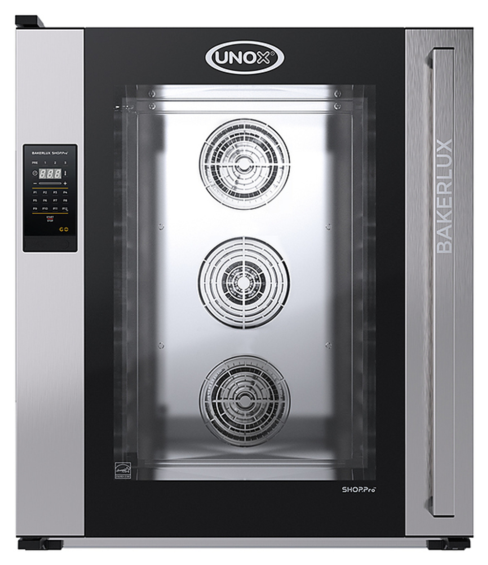 Печь конвекционная UNOX XEFT-10EU-EGLN без сливного отверстия
