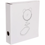 Зеркало настольное одностороннее на подставке «High Tech - LAKI», цвет белый, h-32см d-15см