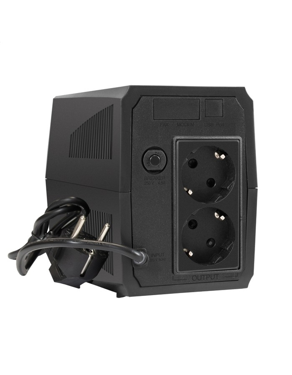 Exegate EX294611RUS ИБП ExeGate Power Back BNB-500.LED.2SH &lt;500VA/300W, LED, 2*Schuko, Black&gt;