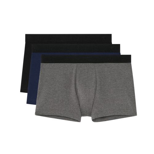 Мужские трусы боксеры набор из 3-х штук (черные,темно-синие, серые) HOM TONAL PACK #2 Boxer Briefs 3p 402437_40T002