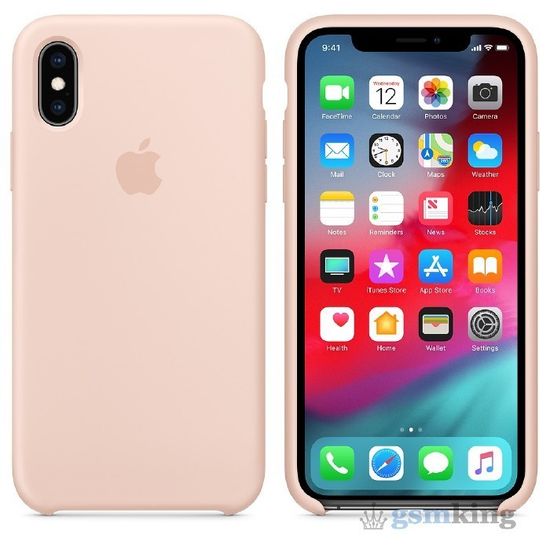 Silicone Case iPhone X/XS Pink Sand «Розовый песок»