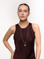 Колье "Balance coin" Bicolor