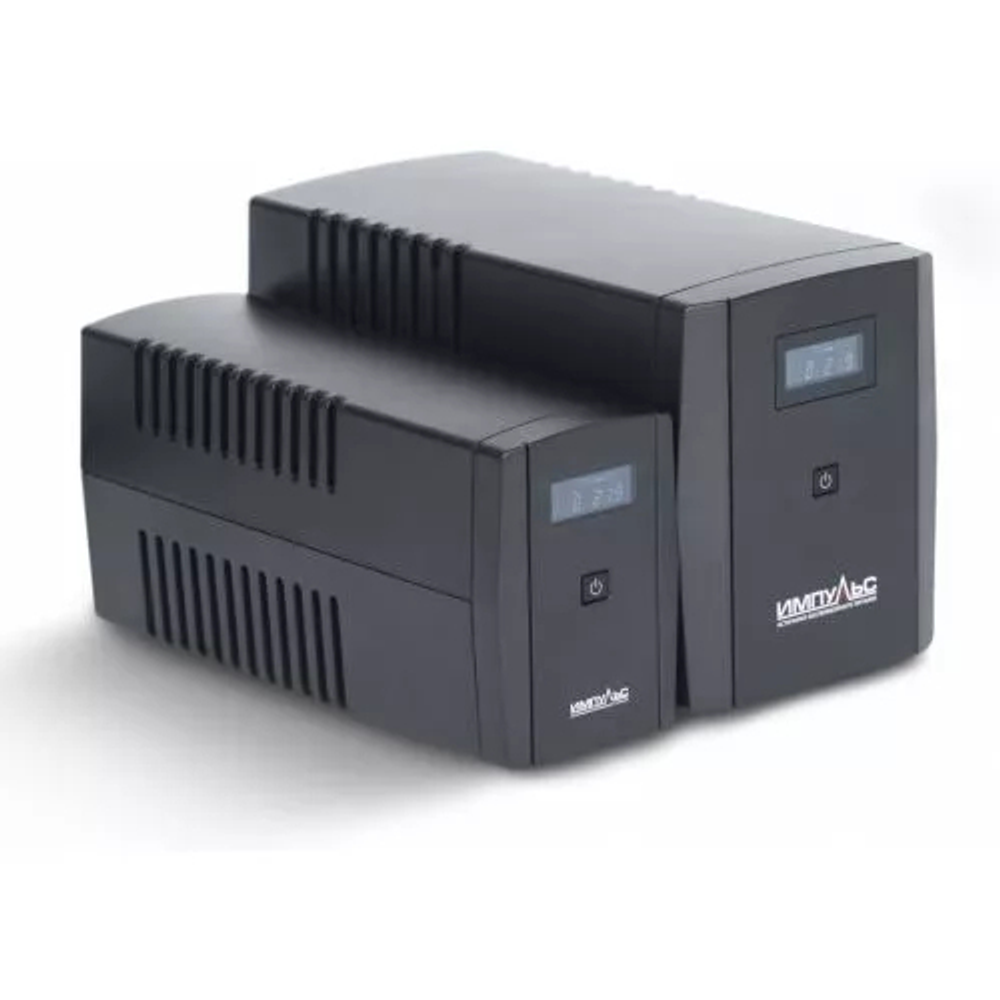 Напольный ИБП Импульс ЮНИОР СМАРТ 600 LCD SCHUKOx2 USB, RS232, RJ11/RJ45 — Фото №4 