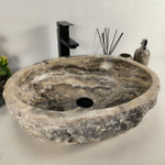 Раковина из оникса Erozy Grey EO-64615 53*42*15 0183