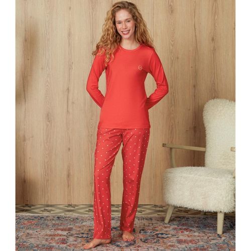 Женская пижама оранжевая Doreanse 4144