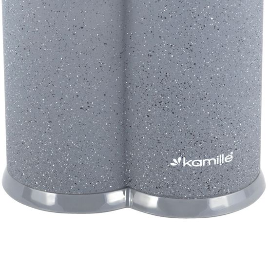 Подставка для ножей и кухонных принадлежностей двойная 22 см. Kamille KM 7607