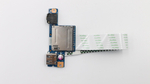 Плата USB, Audio, Card reader (sub board) для ноутбка Lenovo G50-45, с кабелем (5C50F77221), оригинал