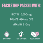 NuStrips, Beauty In A Strip™, сладкая клубника, 30 полосок