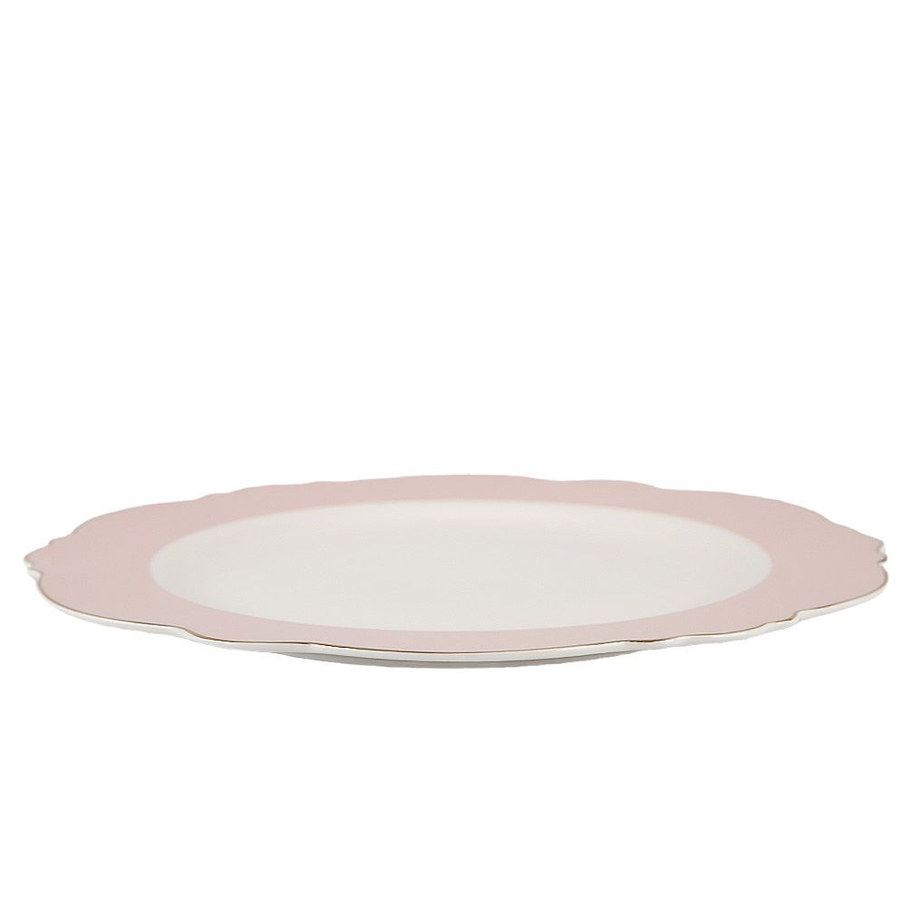 Набор тарелок 6 шт "Pink" d=27/21,5см/19см (фарфор) (подарочная упаковка)