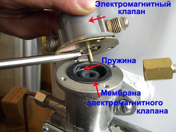 Замена электромагнитного клапана на АОГВ Эконом ЖМЗ