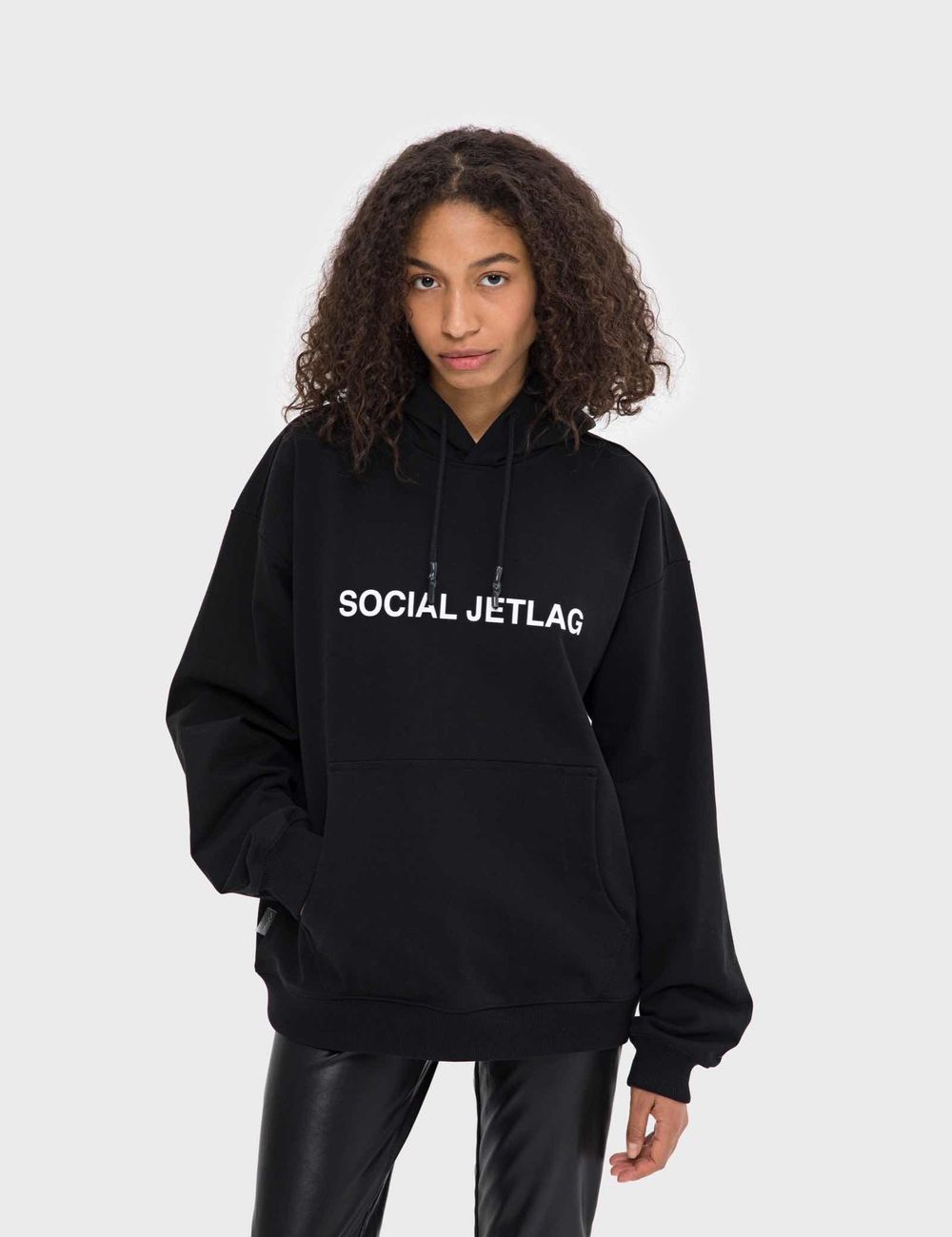 Худи ZNY SOCIAL JETLAG SS22 Черный