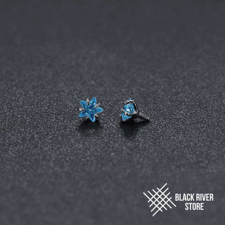 Cubic Zirconia Star Aqua