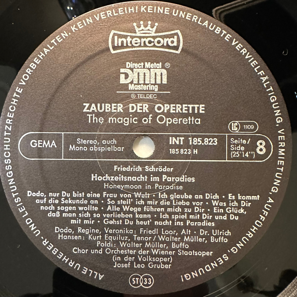 Сборник Магия оперетты 5LP (Германия 1984г.)