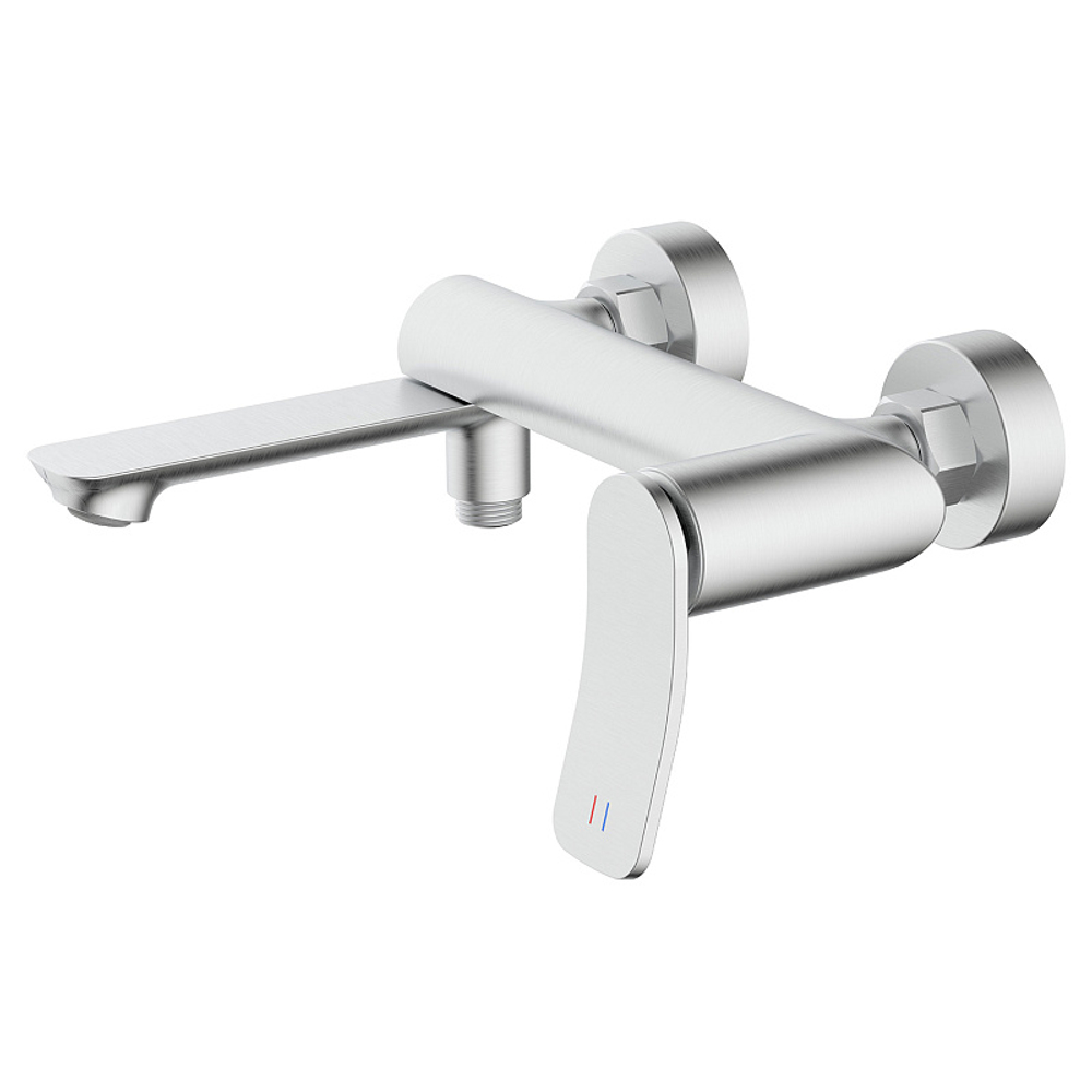 Смеситель для ванны Azario Escaro с ручным душем, керамический картридж, шланг 150 см, сатин (AZ-K3074BN)