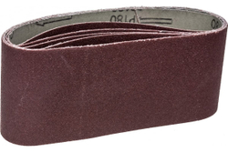 Лента шлифовальная бесконечная СТАНДАРТ на тканевой основе (5 шт; 75х457 мм; P180) для ЛШМ Зубр 35341-180
